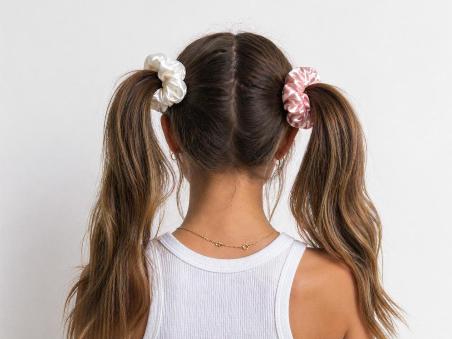 Middy Scrunchie Set | Rose Gold & Neutrals