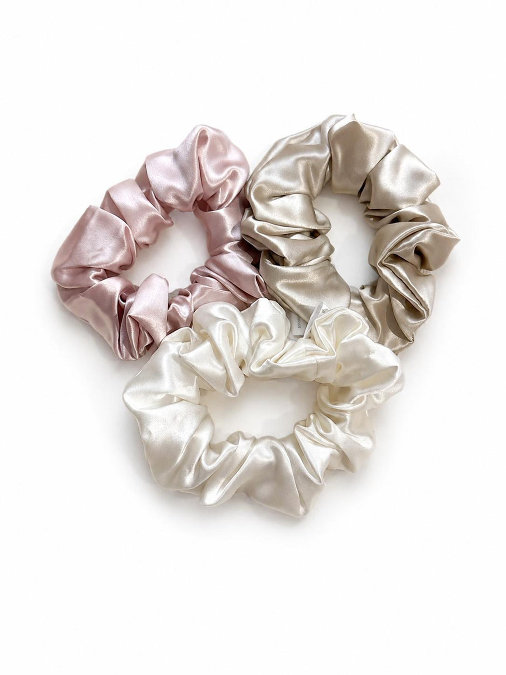 Middy Scrunchie Set | Rose Gold & Neutrals