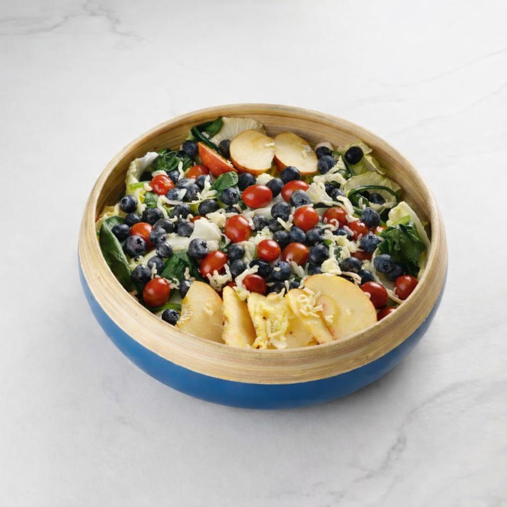 Coastal spun Bamboo Bowl (Tone Blue)