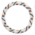 Handcrafted Glass Bead Bracelet Duo- CORAL DREAM