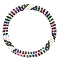 Handcrafted Glass Bead Bracelet Duo - MORNING DEW