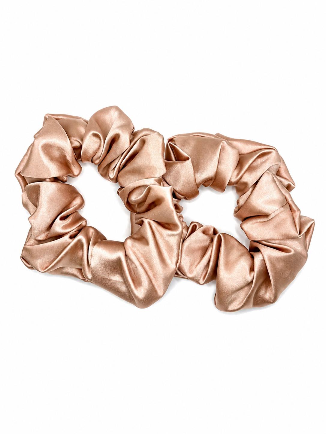 Silk Scrunchie Gift Duo | Rose Quartz