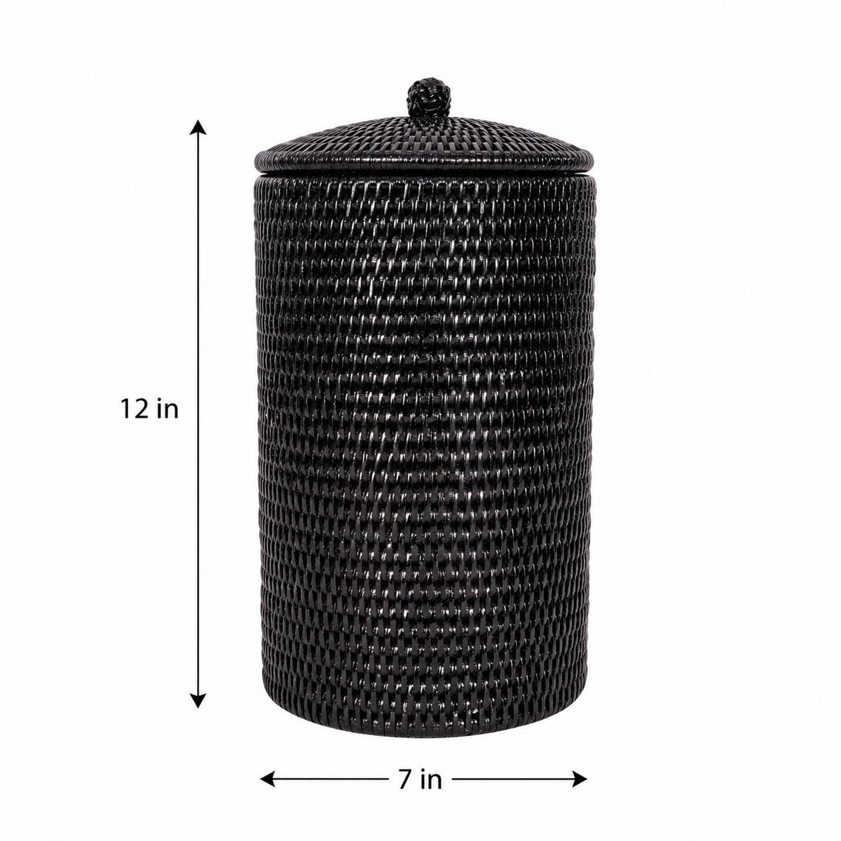 Sienna Woven Roll Canister