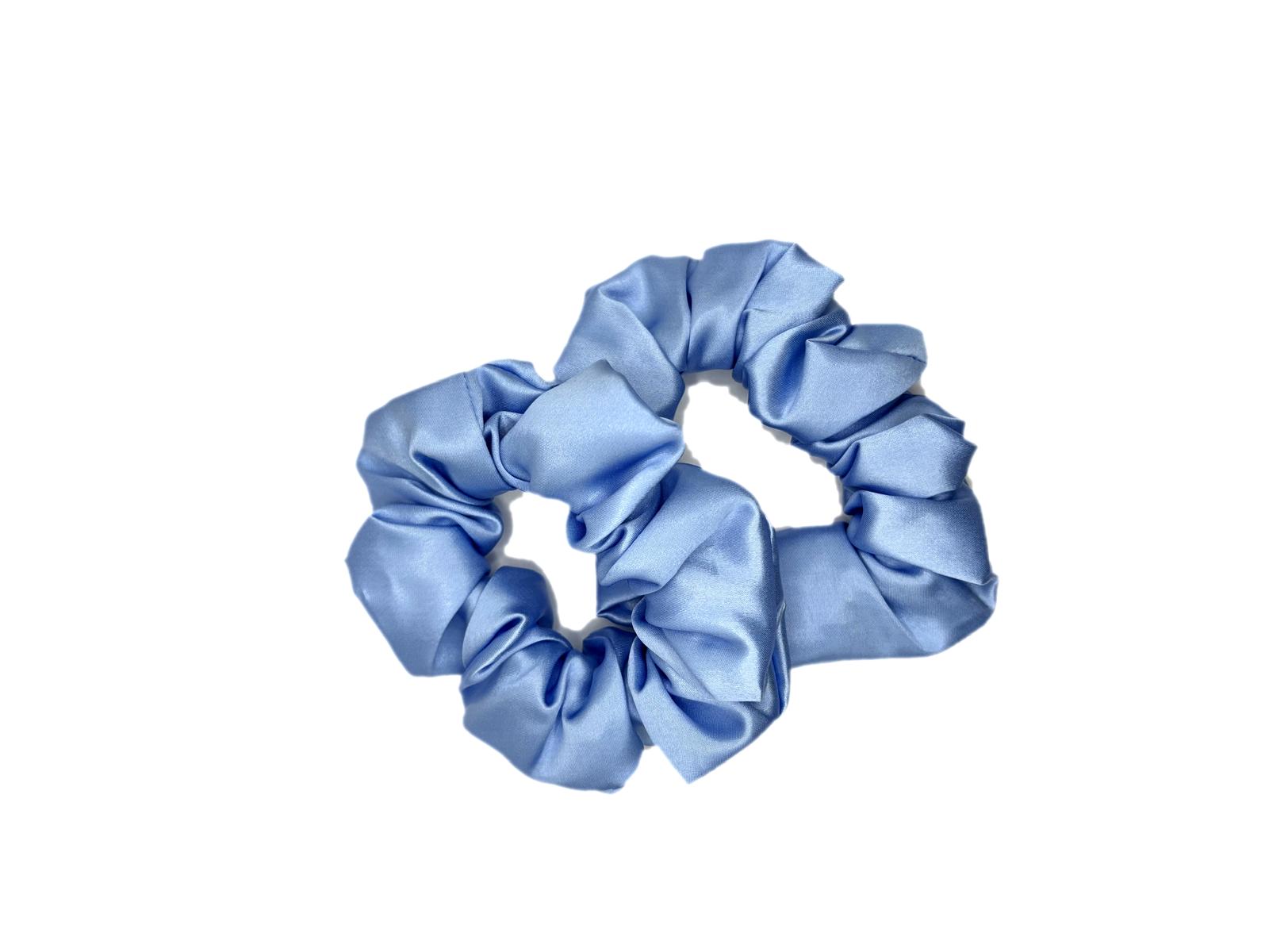 Silk Scrunchie Gift Duo | Celestial Blue
