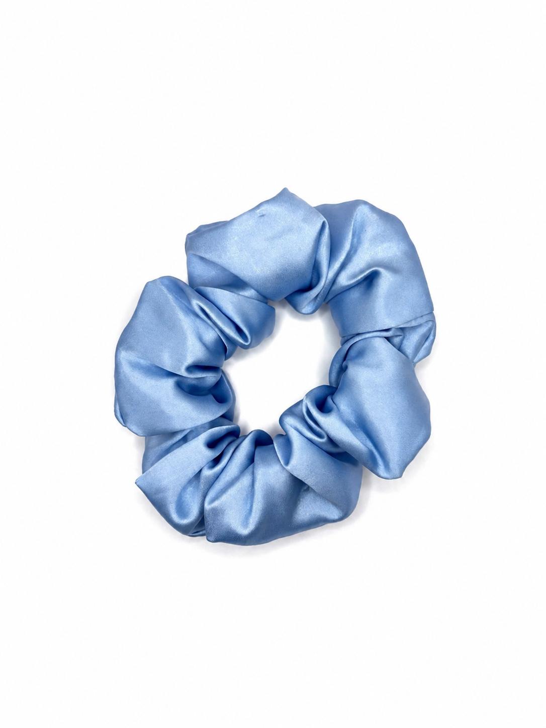Silk Scrunchie Gift Duo | Celestial Blue