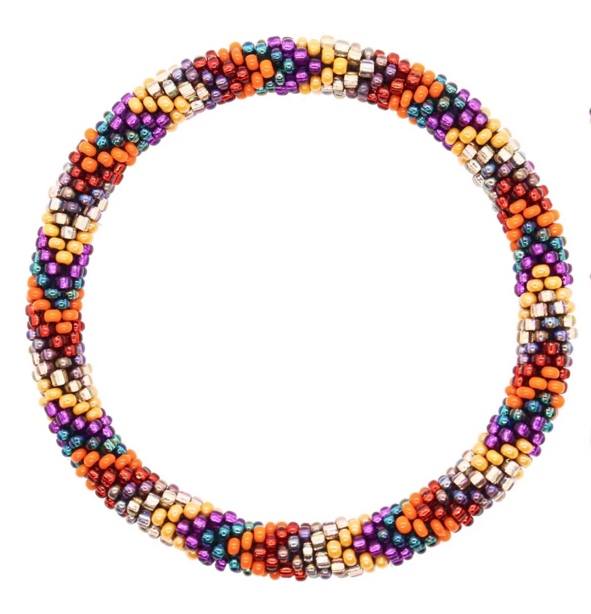 Handcrafted Glass Bead Bracelet - SOLAR